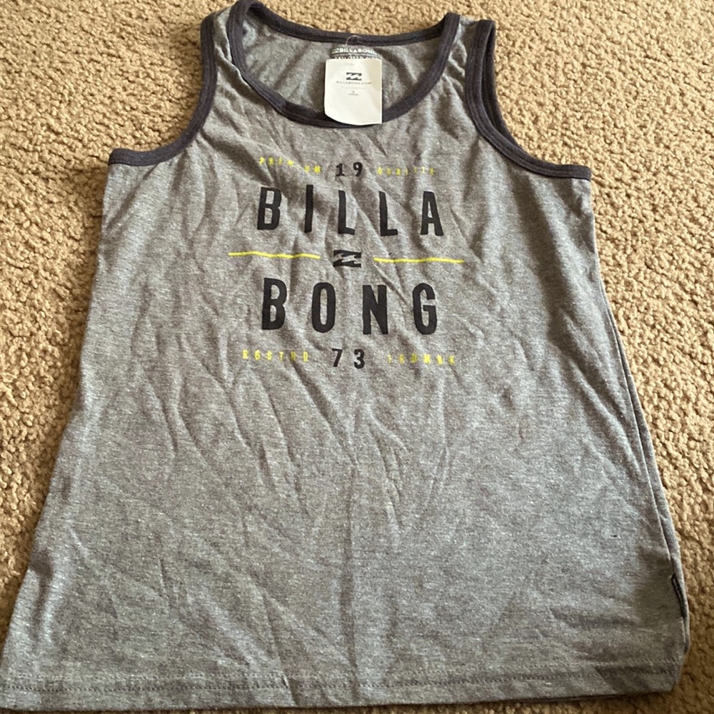 Boys billabong tank top size medium